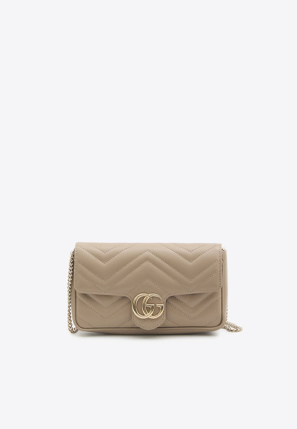 Gucci Mini GG Marmont Shoulder Bag with Cardholder Beige 751526-AAEKI-1543