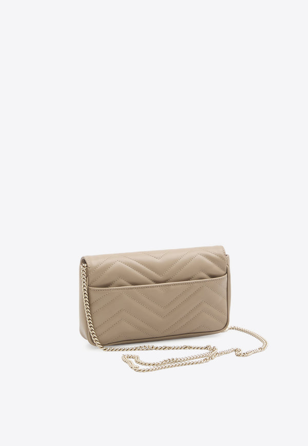 Gucci Mini GG Marmont Shoulder Bag with Cardholder Beige 751526-AAEKI-1543