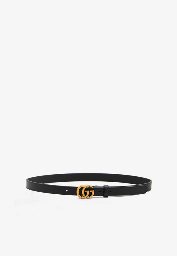 Gucci GG Marmont Leather Thin Belt 409417-AP00T-1000