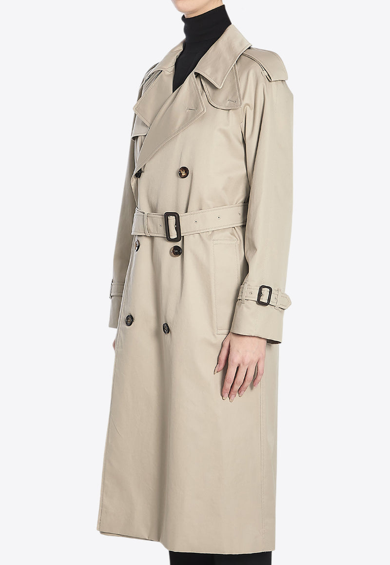 Burberry Long Castleford Trench Coat Gray 8104712--C1761