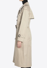 Burberry Long Castleford Trench Coat Gray 8104712--C1761