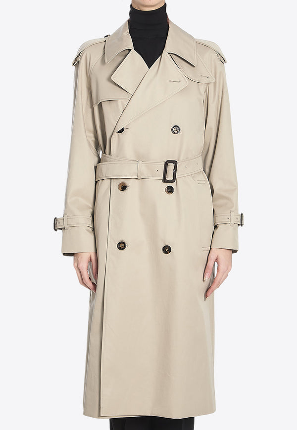 Burberry Long Castleford Trench Coat Gray 8104712--C1761