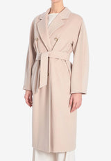 Max Mara Double-Breasted Belted Coat Beige 2511011021-600-012