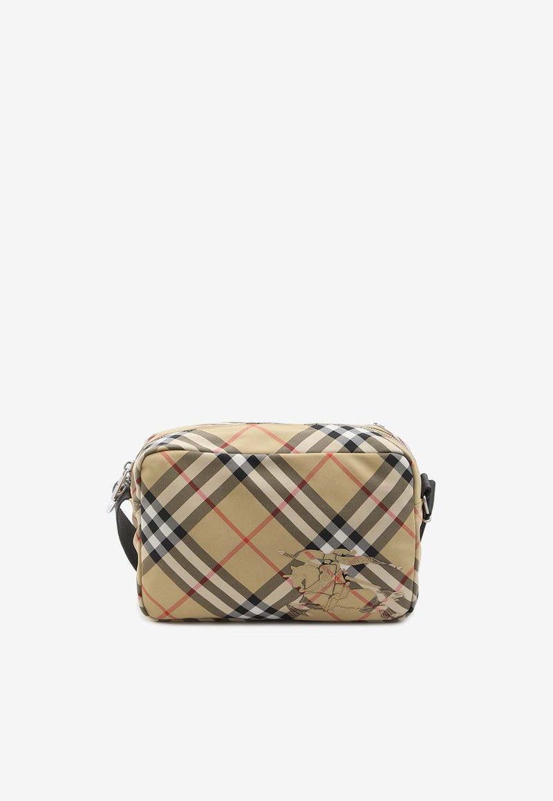 Burberry EKD Vintage Check Messenger Bag Beige 8091320--A2021