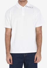 Gucci Logo Print Polo T-shirt White 806255-XJG14-9074