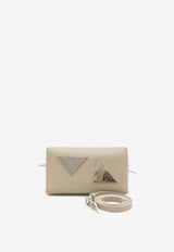 The Attico Mini Friday Grained Leather Top Handle Bag Beige 250WAH00002-LBT117AA-852