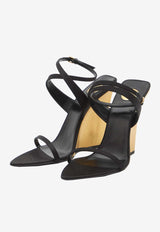 Saint Laurent Salomé 110 Wedge Sandals Black 818022-9QNAO-1000