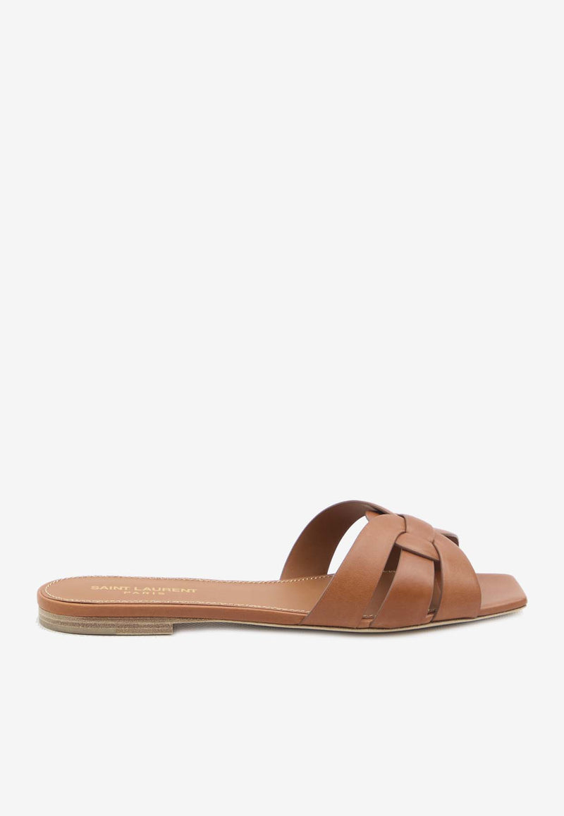 Saint Laurent Tribute Leather Sandals 571952-BDA00-2206