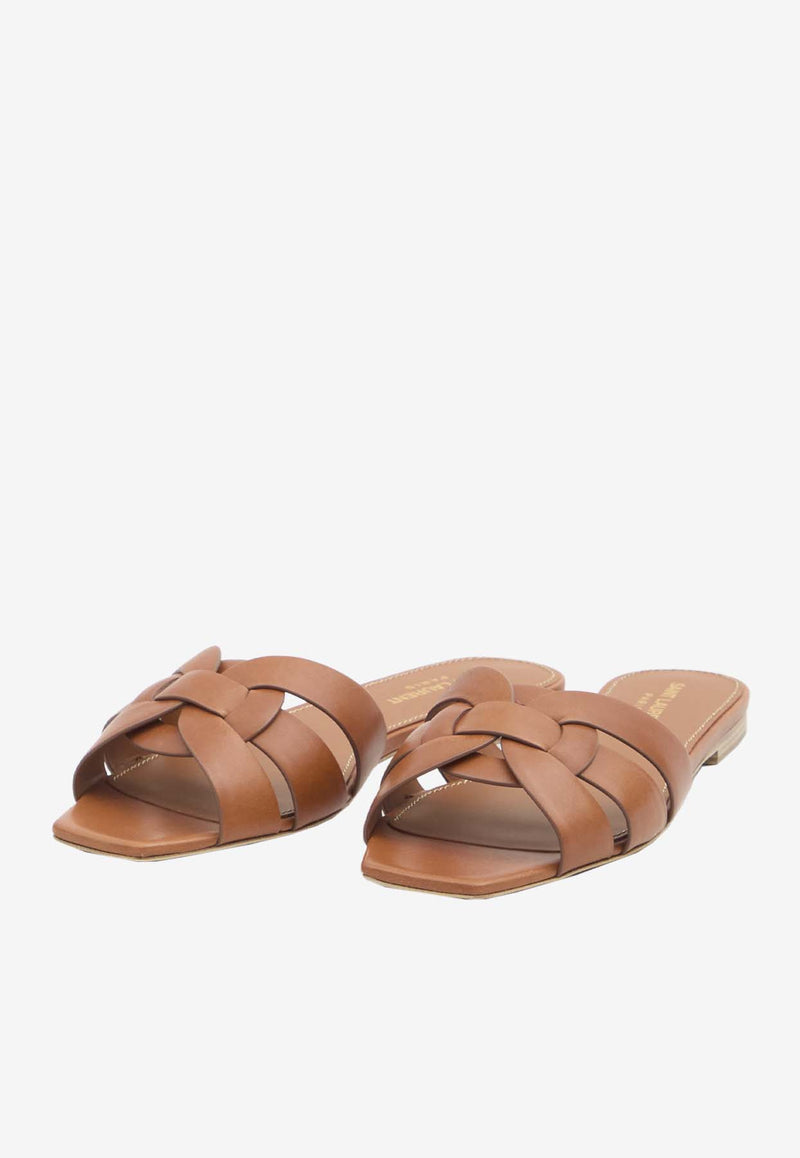 Saint Laurent Tribute Leather Sandals 571952-BDA00-2206