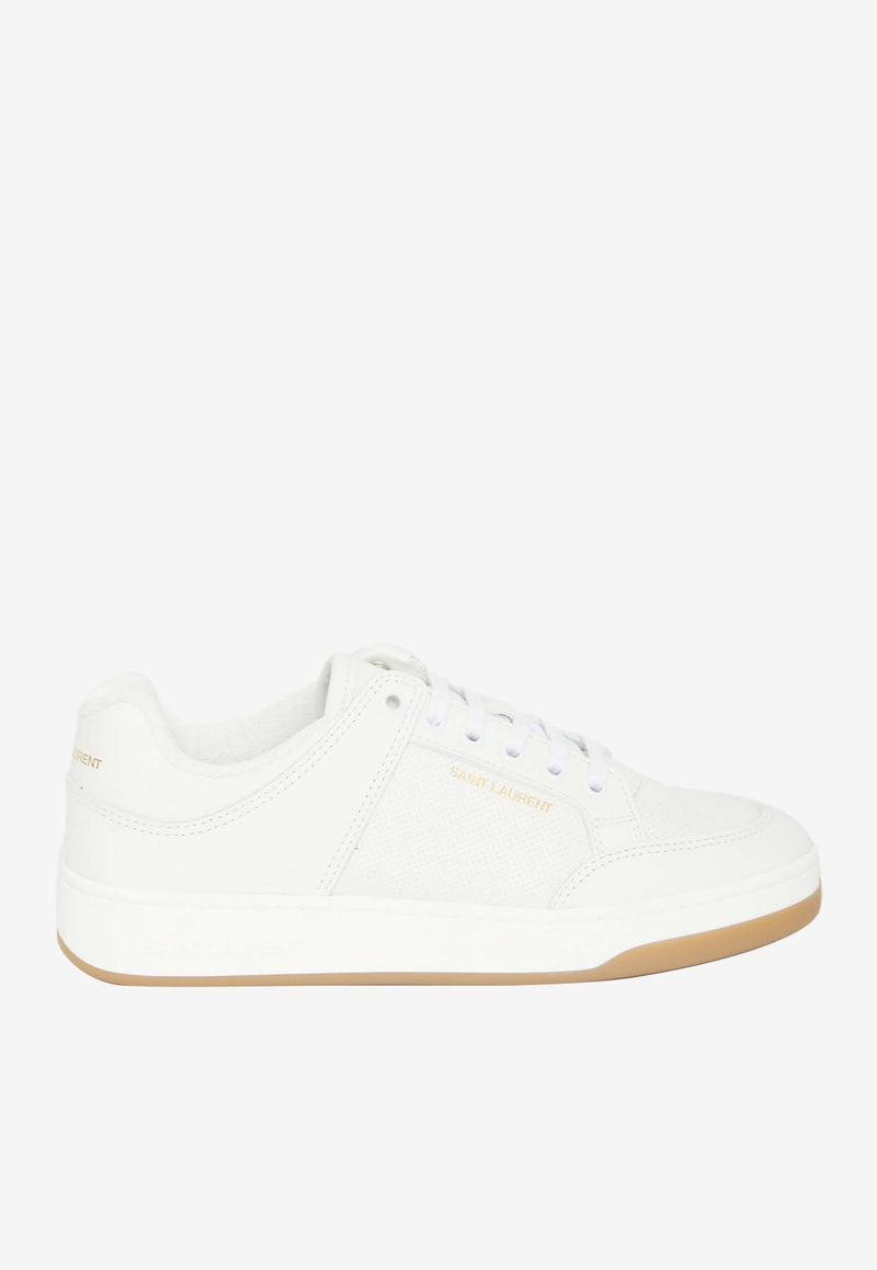 Saint Laurent SL/61 Leather Low-Top Sneakers White 713602-AAB85-9042