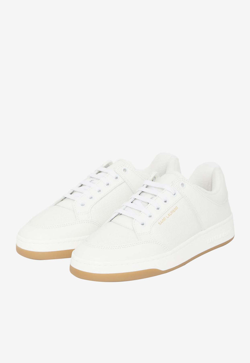 Saint Laurent SL/61 Leather Low-Top Sneakers White 713602-AAB85-9042