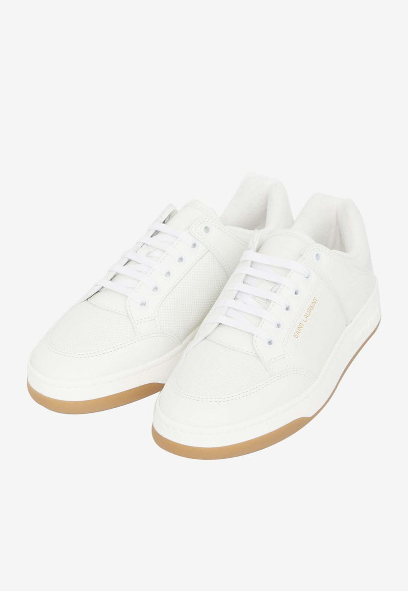 Saint Laurent SL/61 Leather Low-Top Sneakers White 713602-AAB85-9042