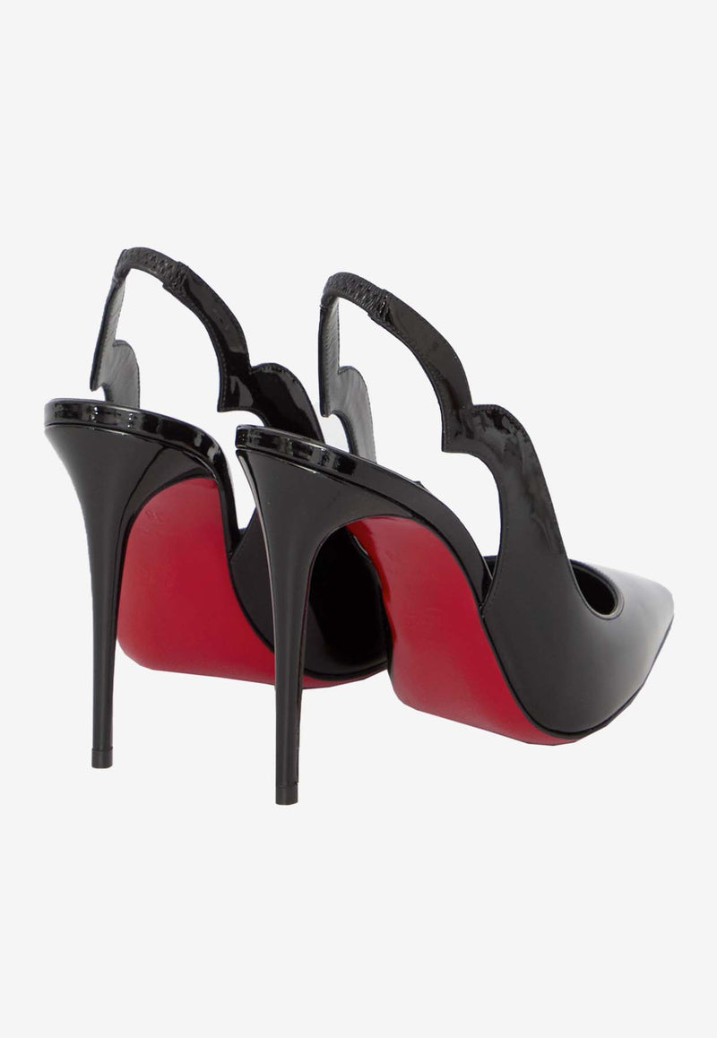 Christian Louboutin Hot Chick Sling 100 Pumps 3220303-B439-BLACK