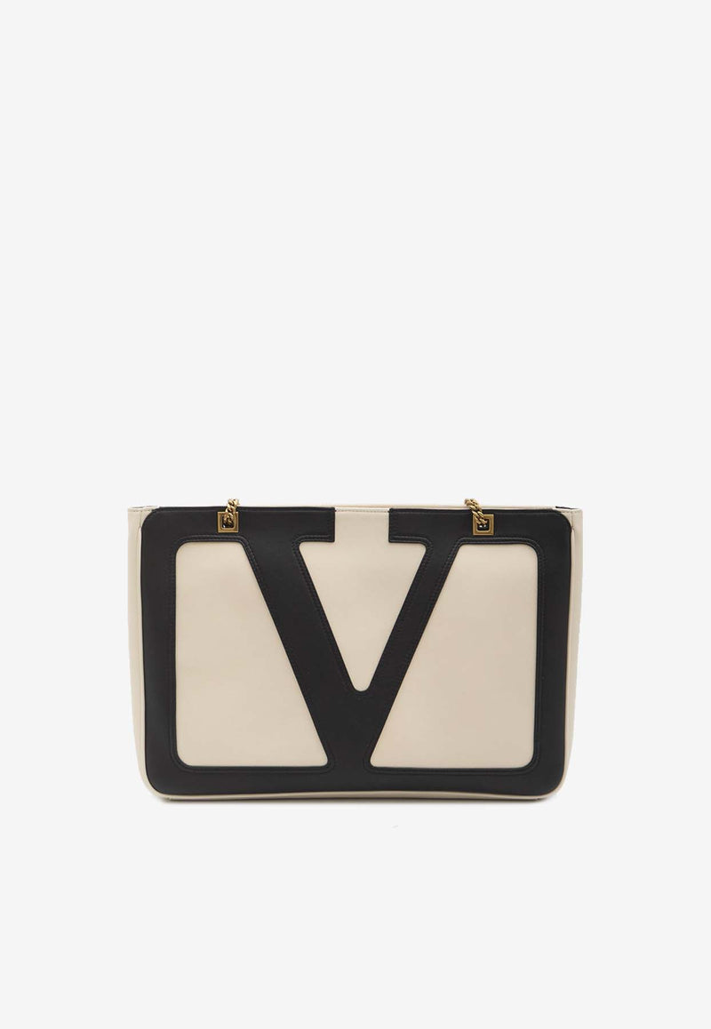 Valentino Medium Viva Superstar Shoulder Bag Ivory 6W2B0R13-PTJ-R4V