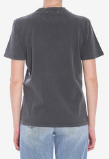 Golden Goose DB Distressed Logo T-shirt  Gray GWP01220-P000671-60318