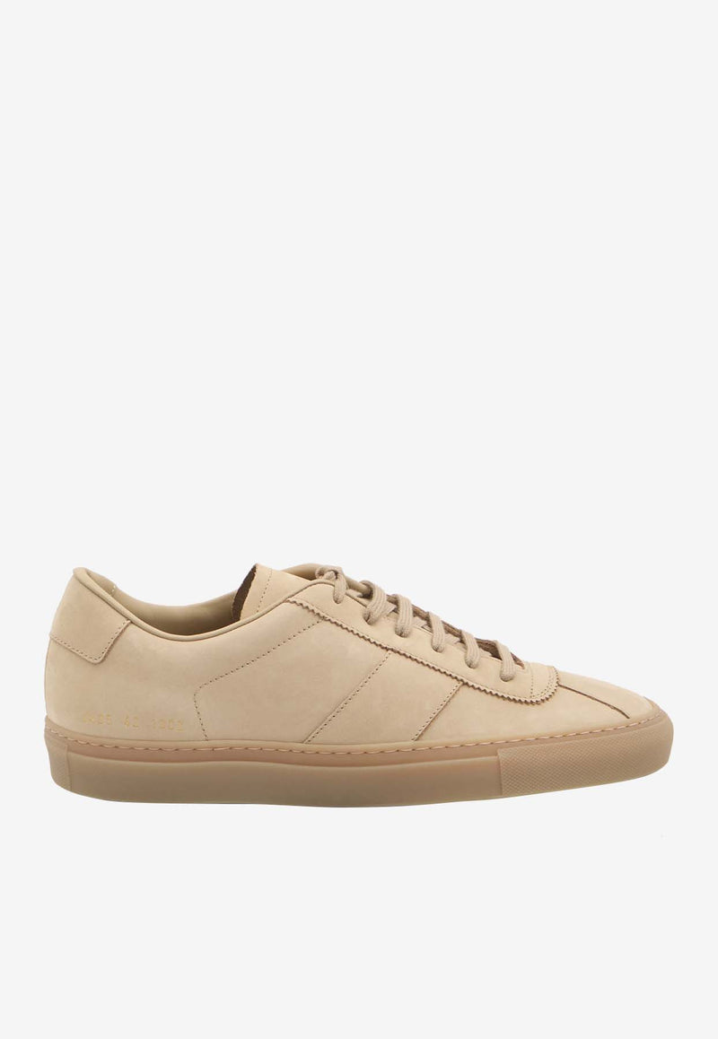 Common Projects Tennis Low-Top Suede Sneakers Beige 2485--1302