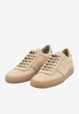 Common Projects Tennis Low-Top Suede Sneakers Beige 2485--1302