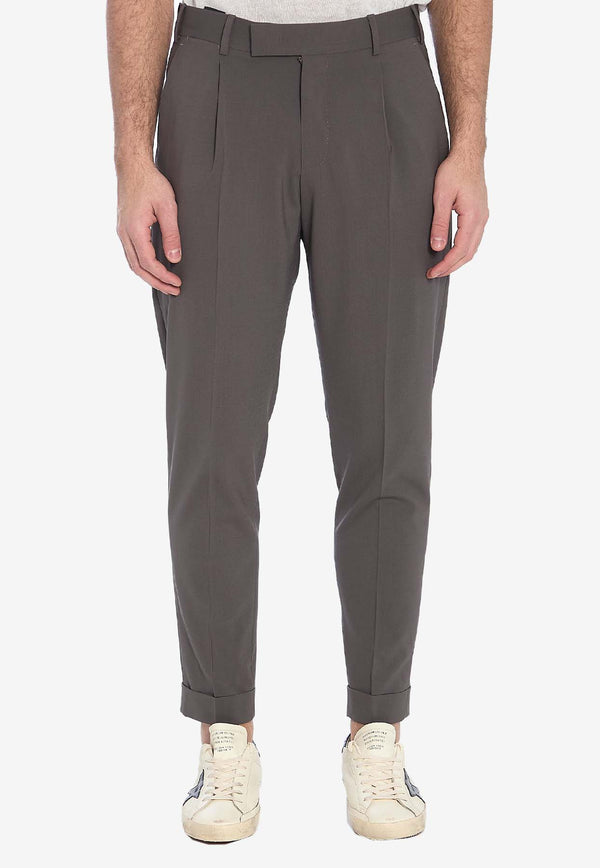 PT Torino Rebel Wool Tailored Pants Taupe CORFZAZ40FWD-MA27-0120