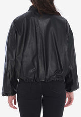 Arma Nova Reversible Leather Jacket Black 004L25101002--BLACK