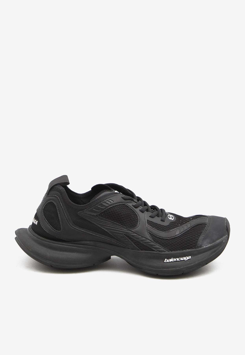 Balenciaga Circuit Nylon and Mesh Sneakers Black 793945-WFLGY-1000