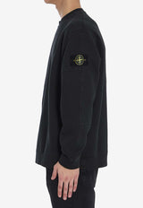 Stone Island Logo Patch Vintage Sweatshirt Black K1S156100032-S0045-V0129