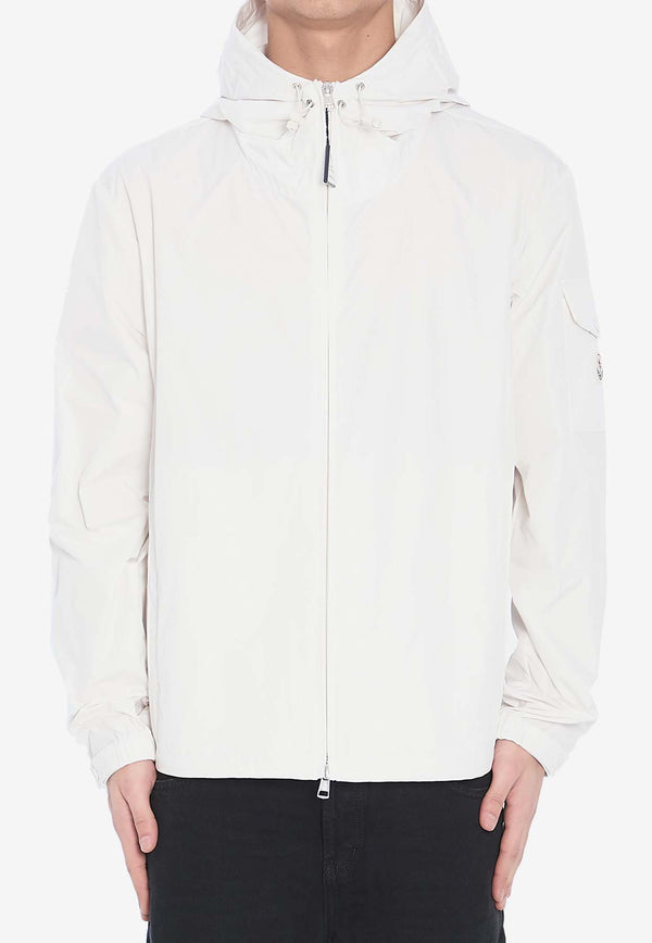 Moncler Sassiere Zip-Up Jacket White 1A00120-59876-035