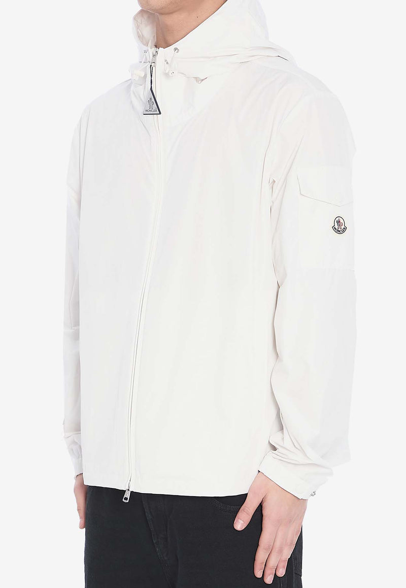 Moncler Sassiere Zip-Up Jacket White 1A00120-59876-035