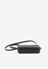 Valentino Mini Alltime Leather Crossbody Bag Black 6W2P0AI5-RZR-0NO