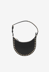 Valentino Mini Rockstud Calf Leather Hobo Bag Black 6W2P0AI7-VSH-0NO