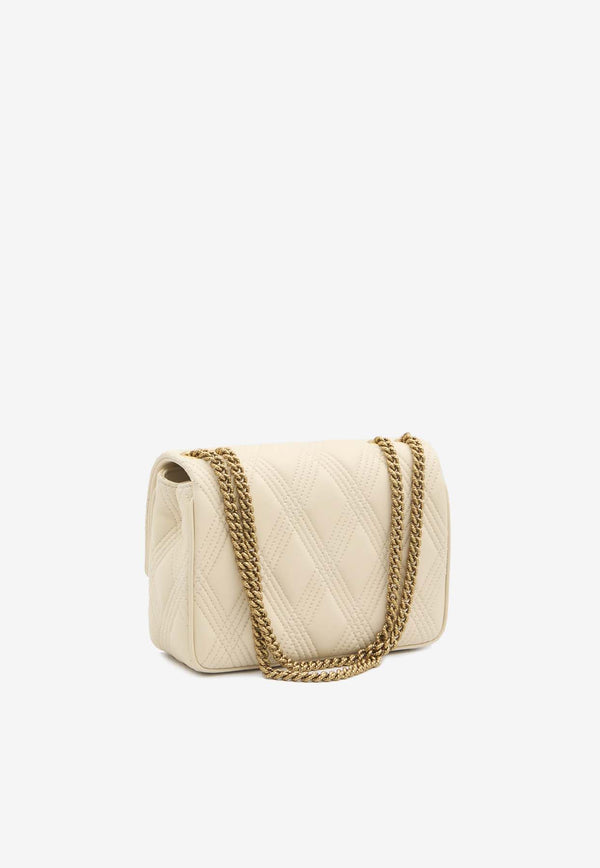 Valentino Medium Quiltie 67 Shoulder Bag Cream 6W2B0R07XCA--REN