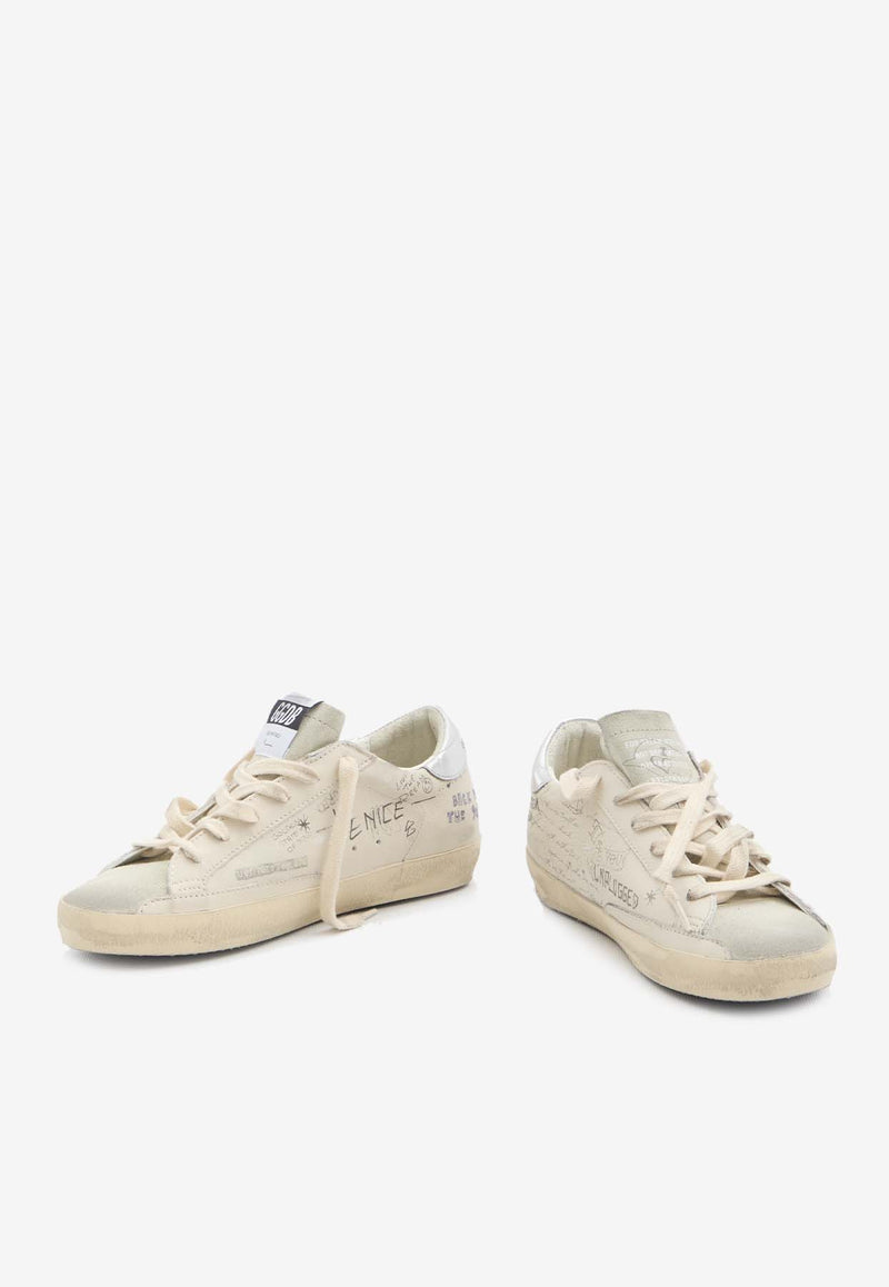 Golden Goose DB Super-Star Leather Low-Top Sneakers White GWF00101-F006889-10273