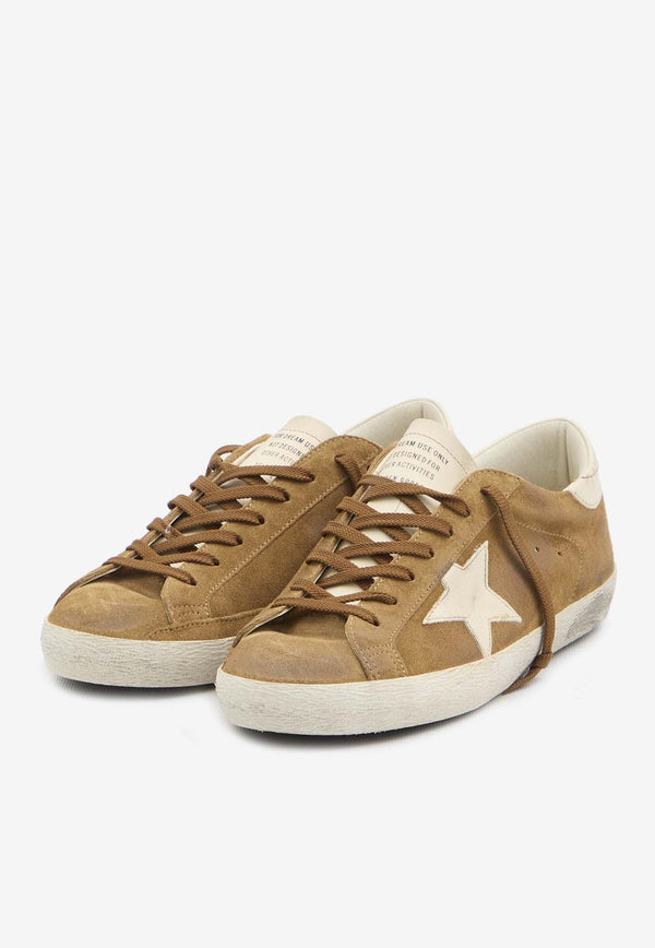 Golden Goose DB Super-Star Suede Low-Top Sneakers Brown GMF00101-F006814-55638