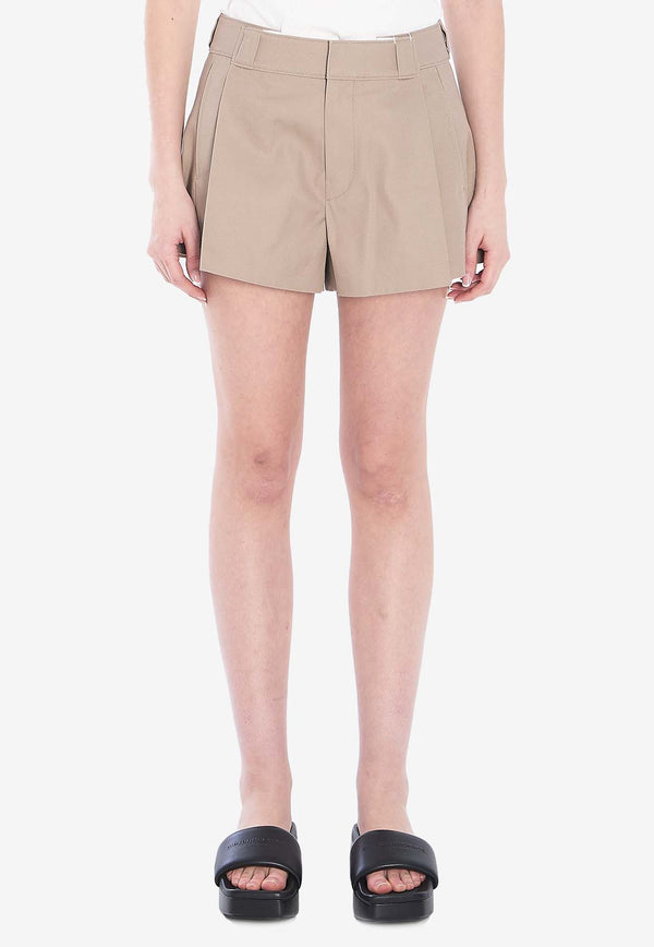 Alexander Wang Workwear Mini Shorts Khaki 1WC2254820--250