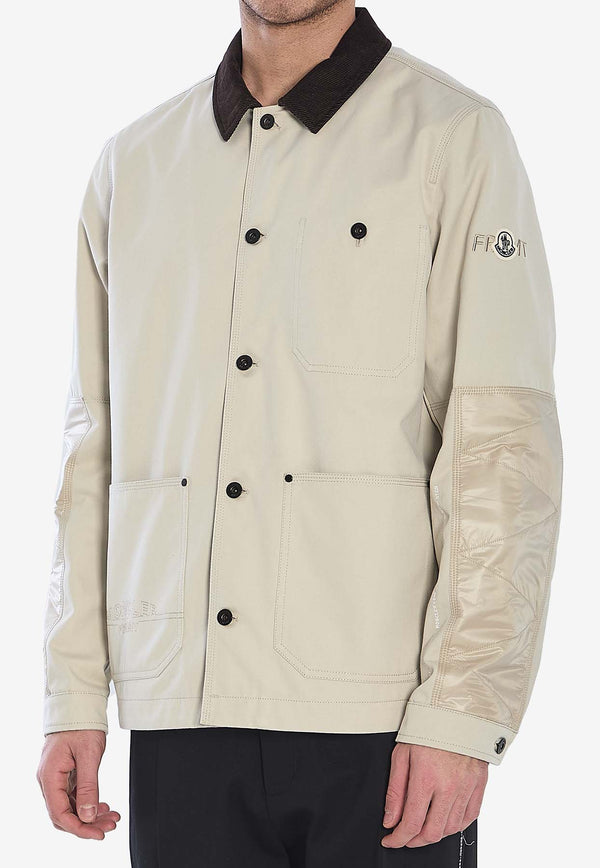 Moncler X Frgmt Geike Button-Up Shirt Jacket Beige 1A00018-M5267-216