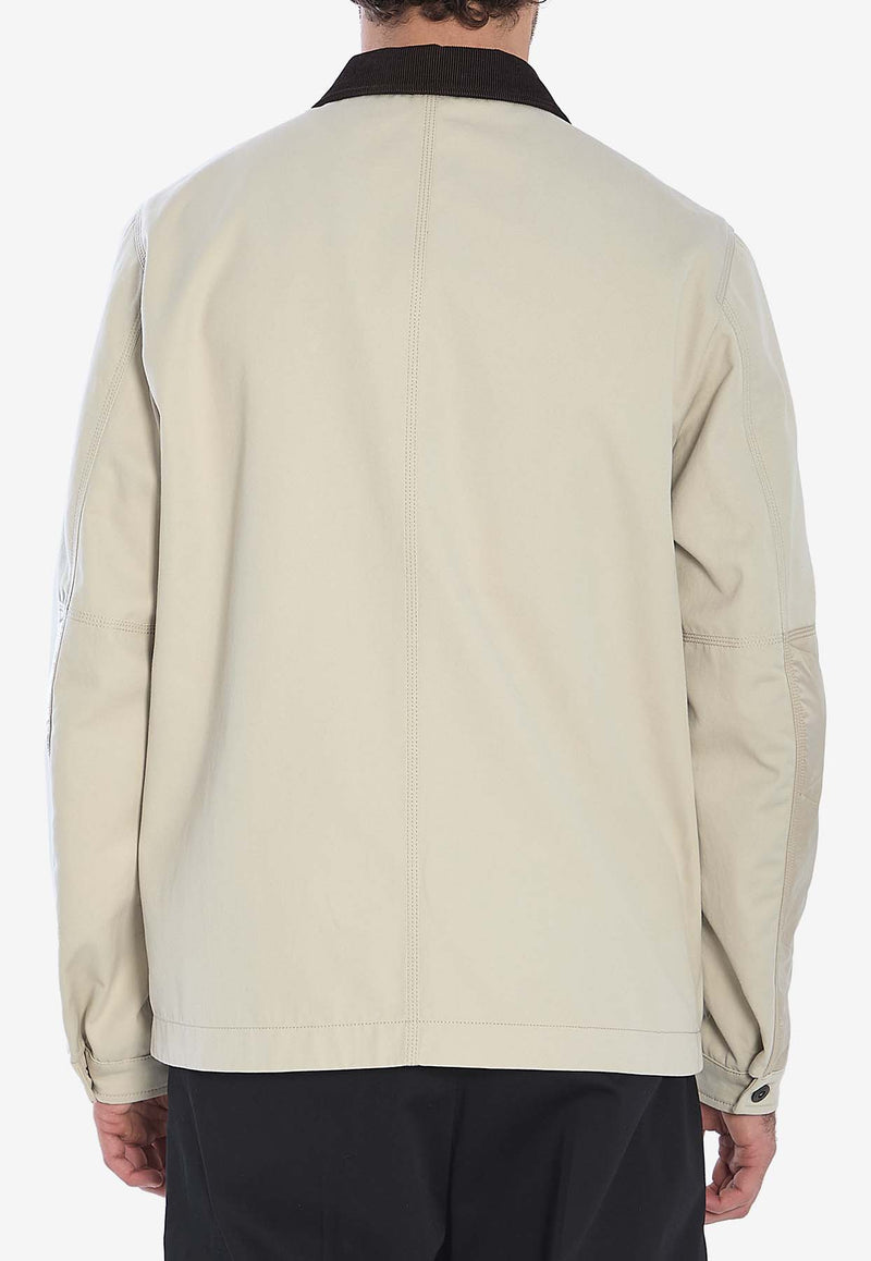 Moncler X Frgmt Geike Button-Up Shirt Jacket Beige 1A00018-M5267-216