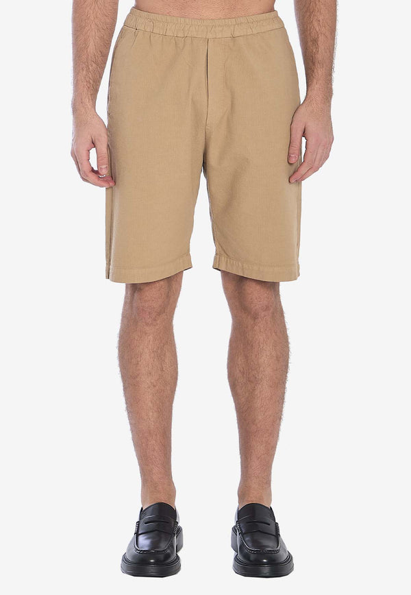 Barena Venezia Canariol Arela Bermuda Shorts Khaki PAU5096-2763-360