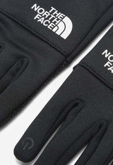 The North Face Kids Boys Etip Logo Patch Gloves Black NF0A7WGEPL/P_NORTH-JK31