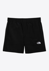 The North Face TNF Easy Wind Logo Embroidered Shorts Black NF0A8768CO/O_NORTH-JK31