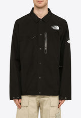 The North Face Amos Logo Print Overshirt Black NF0A879DCO/O_NORTH-JK31