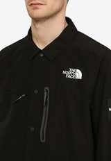 The North Face Amos Logo Print Overshirt Black NF0A879DCO/O_NORTH-JK31