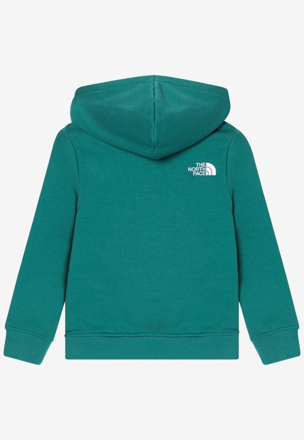 The North Face Kids Boys Drew Peak Hooded Sweatshirt Green NF0A89HHCO/P_NORTH-NL11