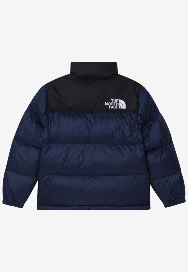 The North Face Kids Boys 1996 Retro Nuptse Logo Down Jacket Blue NF0A8A4CNY/P_NORTH-92A1