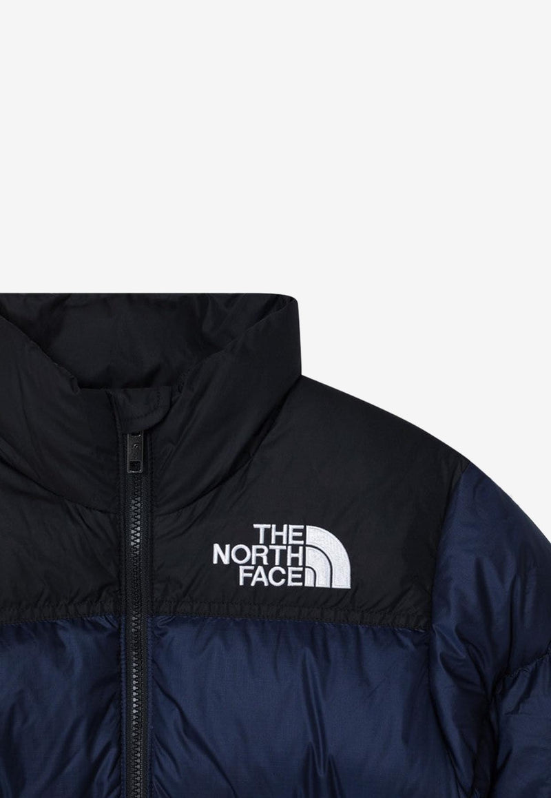 The North Face Kids Boys 1996 Retro Nuptse Logo Down Jacket Blue NF0A8A4CNY/P_NORTH-92A1