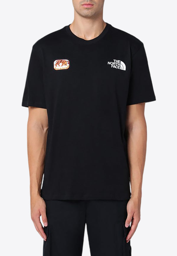 The North Face Logo Printed Crewneck T-shirt Black NF0A8AZXCO/P_NORTH-42I1