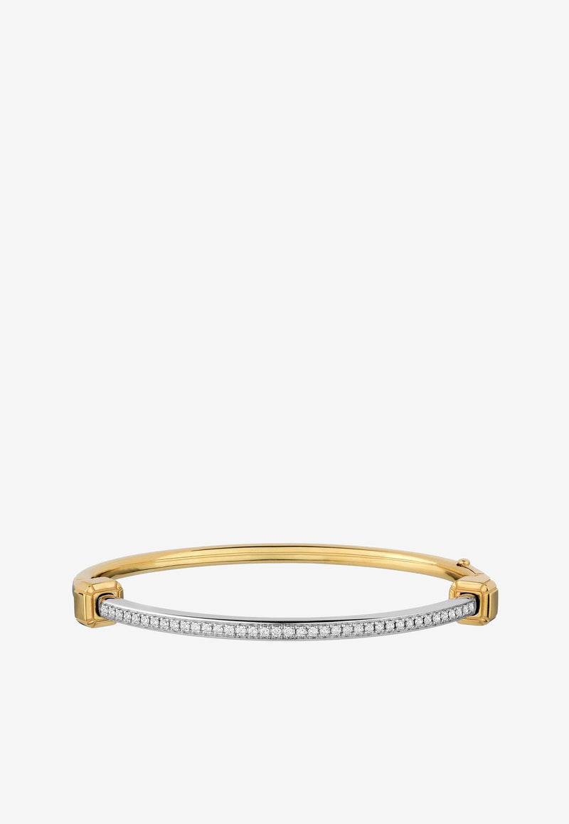 EÉRA Ninety 18-karat Yellow Gold Bracelet with Diamonds Gold NHBRFP01U1