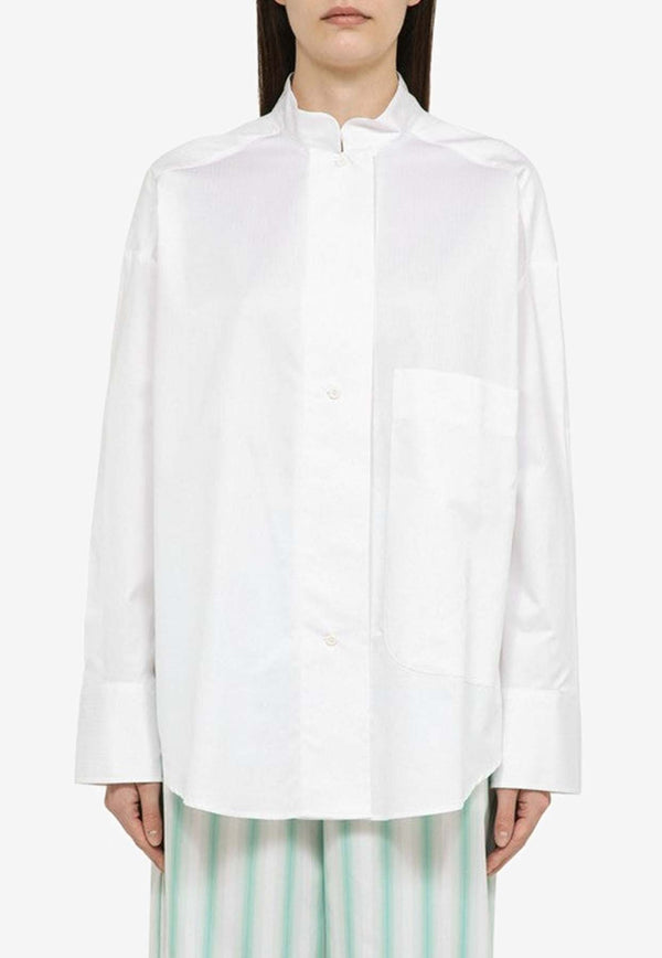 Margaux Lonnberg Nick Striped Long-Sleeved Shirt White NICKCO/O_LON-WHT