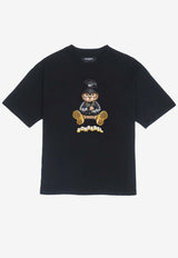 Dom Rebel NY Bear Print T-shirt Black NYBEAR T-SHIRTBLACK