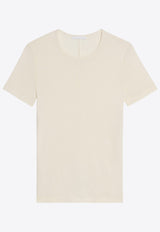 Helmut Lang Shrunken Short-Sleeved Tee O01HW515IVORY