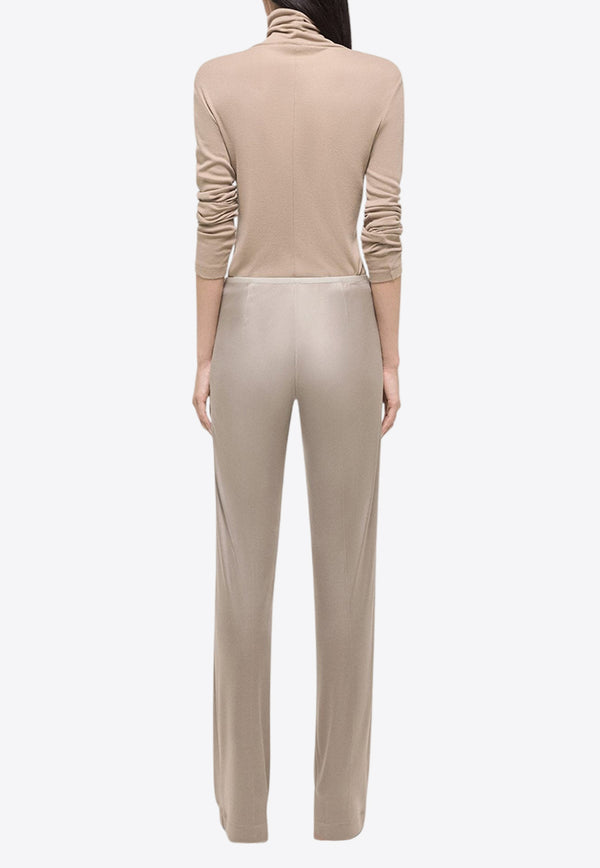 Helmut Lang Fluid Car Straight-Leg Pants Beige O02HW205BEIGE