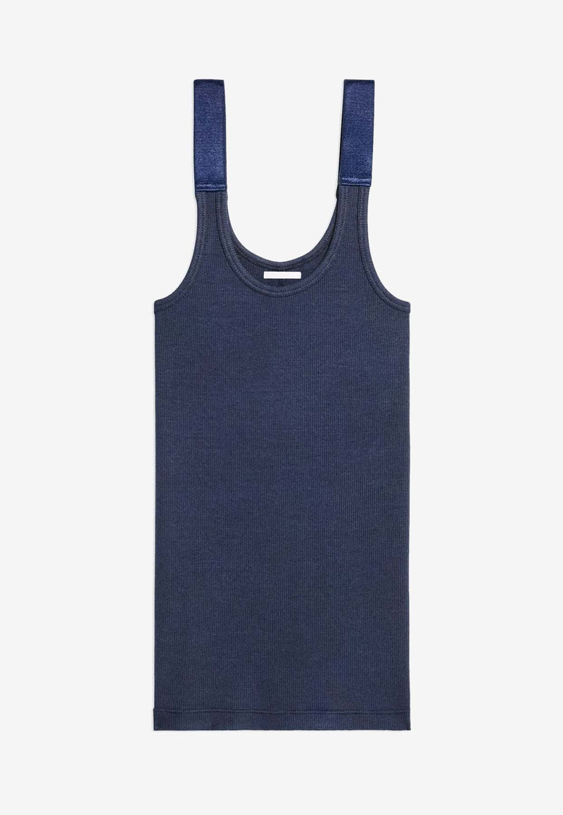 Helmut Lang Seatbelt Tank Top O02HW516NAVY